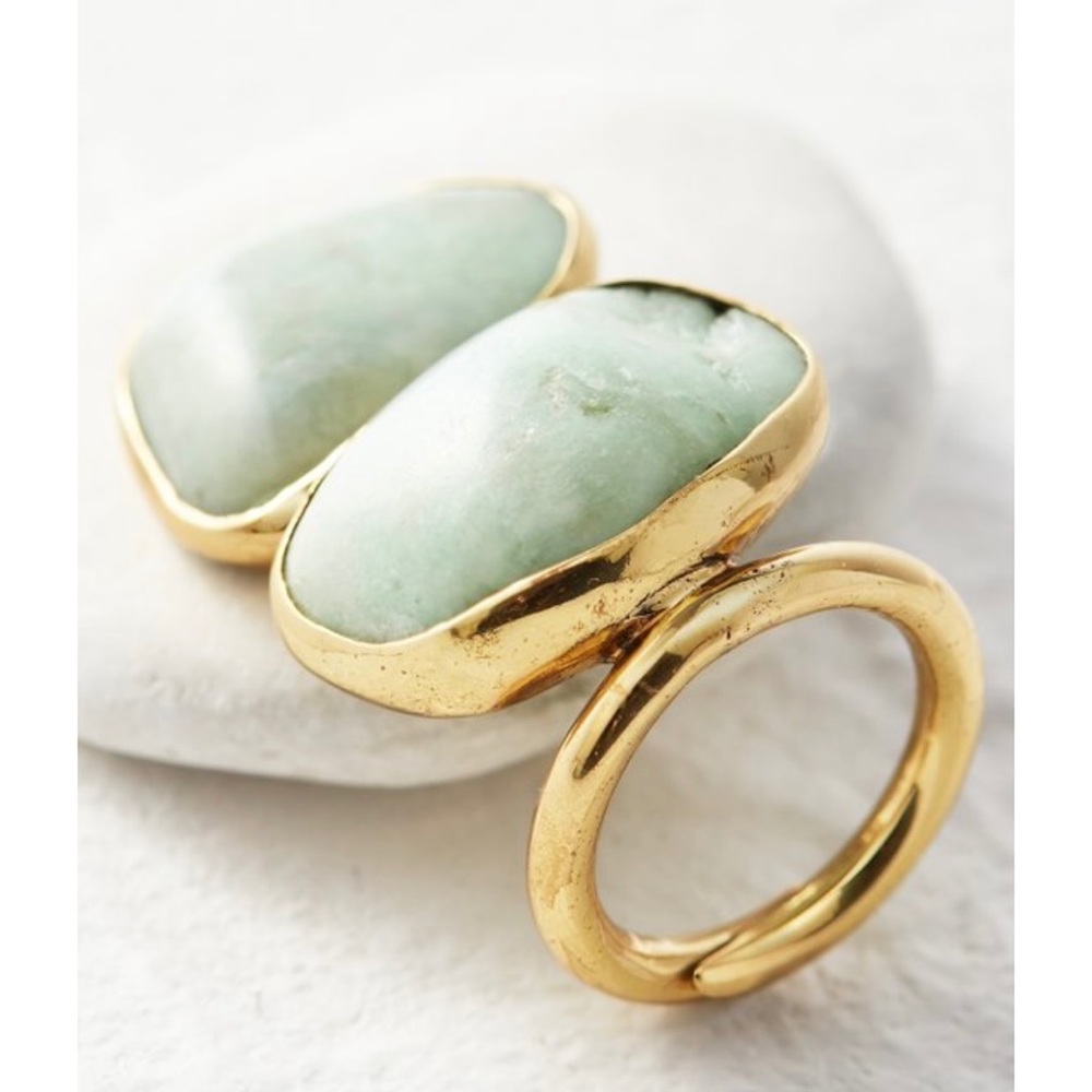 Soft surroundings double stone ring